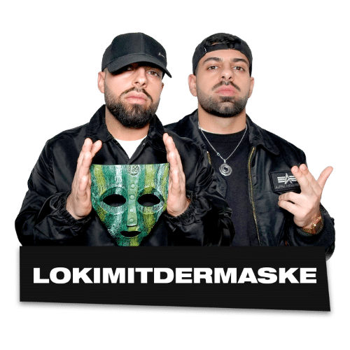 Loki mit der Maske